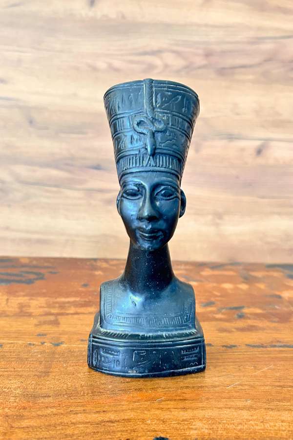 Oyma Oksidiyon Taş Mısır Kraliçesi Nefertiti Büstü